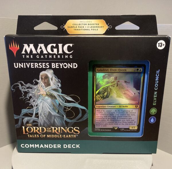 Magic The Gathering Der Herr der Ringe: Geschichten aus Mittelerde Commander Deck Elven Council Englisch