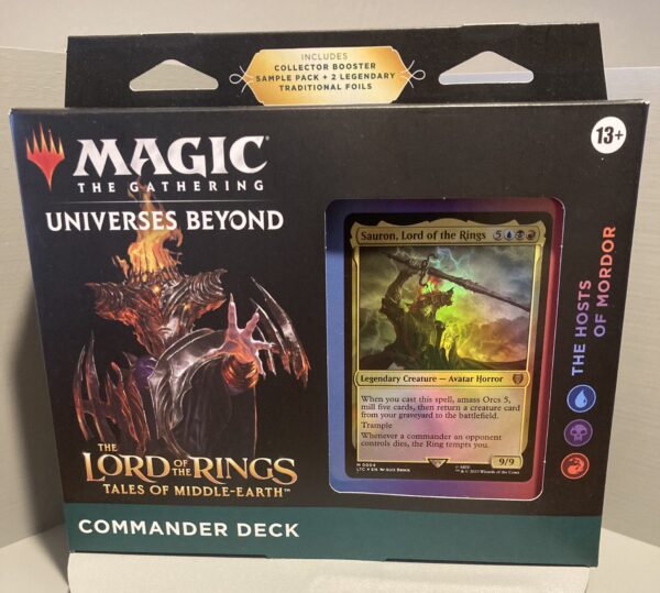 Magic The Gathering Der Herr der Ringe: Geschichten aus Mittelerde Commander Deck Die Heerscharen von Mordor Englisch