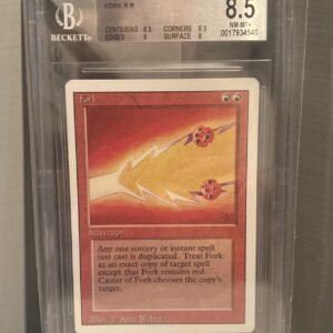 Magic the Gathering 1994 Revised Edition Fork  Beckett Grading 8.5