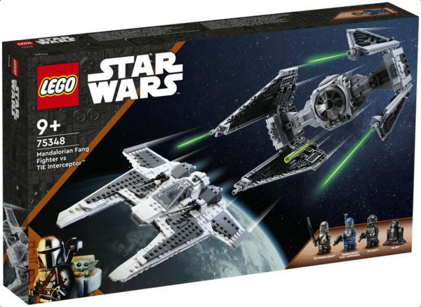 LEGO® 75348 - Star Wars Mandalorianischer Fang Fighter vs. TIE Interceptor™ (957 Teile)