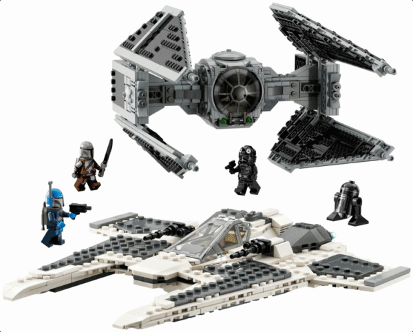 LEGO® 75348 - Star Wars Mandalorianischer Fang Fighter vs. TIE Interceptor™ (957 Teile) – Bild 2
