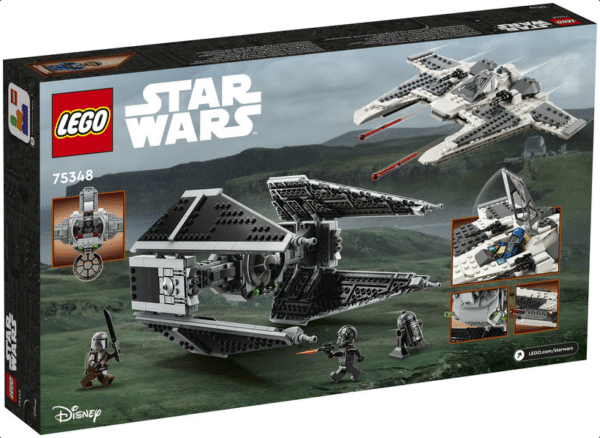 LEGO® 75348 - Star Wars Mandalorianischer Fang Fighter vs. TIE Interceptor™ (957 Teile) – Bild 3