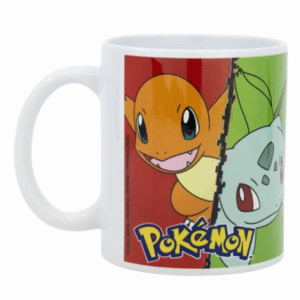 Pokémon - Tasse mit Kanto Starter & Pikachu Design 325 ml