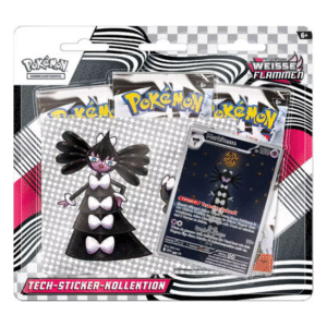 Pokemon  Tech Sticker Kollektion Weiße Flammen
