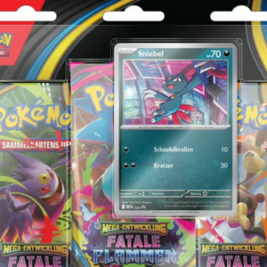 Pokémon Cards ME02 Fatale Flammen 3 Pack-BlisterDE