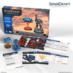 Archon Studio - Starcraft TMG: Terran Hero Expansion Set: Jim Raynor & Point Defense Drone
