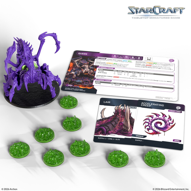Archon Studio - Starcraft TMG: Zerg Expansion Set: Queen – Bild 2