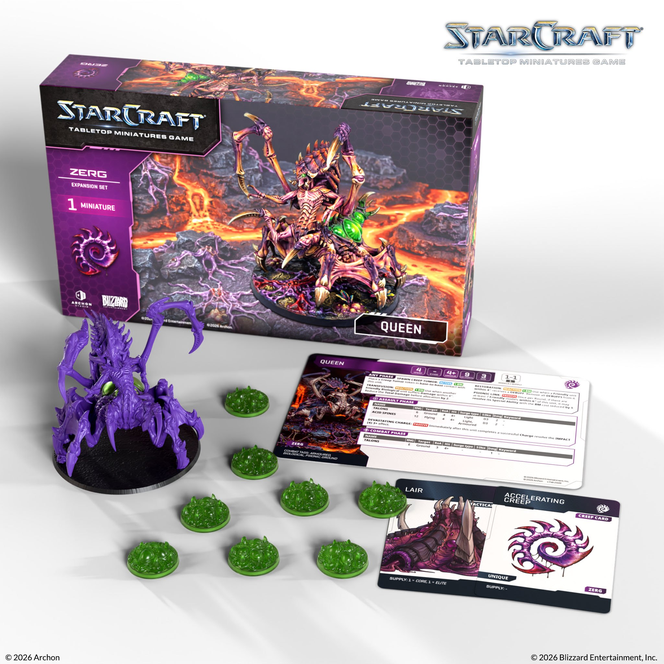 Archon Studio - Starcraft TMG: Zerg Expansion Set: Queen