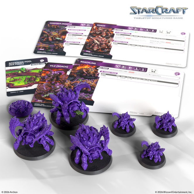 Archon Studio - Starcraft TMG: Zerg Expansion Set: Roach – Bild 2