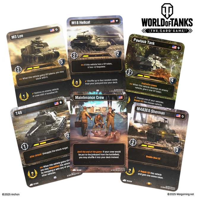 World of Tanks TCG - First Strike Starter Deck: USA - EN – Bild 2