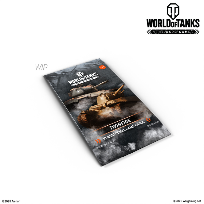World of Tanks TCG - Twinfire Booster Display (24 Boosters) - EN – Bild 2